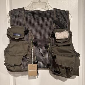 NWT PATAGONIA Stealth Fly-Fishing Pack Vest Green size XS / S New $199